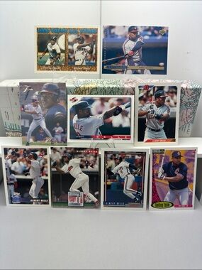 Albert Belle vintage lot of 9 (Cleveland)
